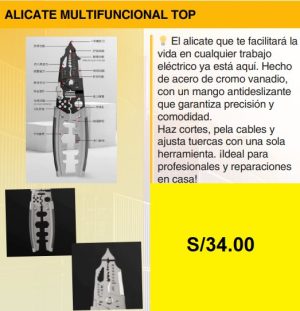Alicate multifuncional