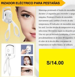 Rizador de pestañas eléctrico