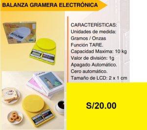 Balanza Electrónica