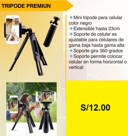 Trípode de Celular Premium